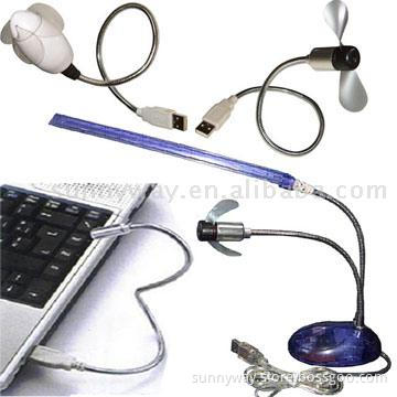 USB Fan, USB LED Light, USB Fluorescent Light